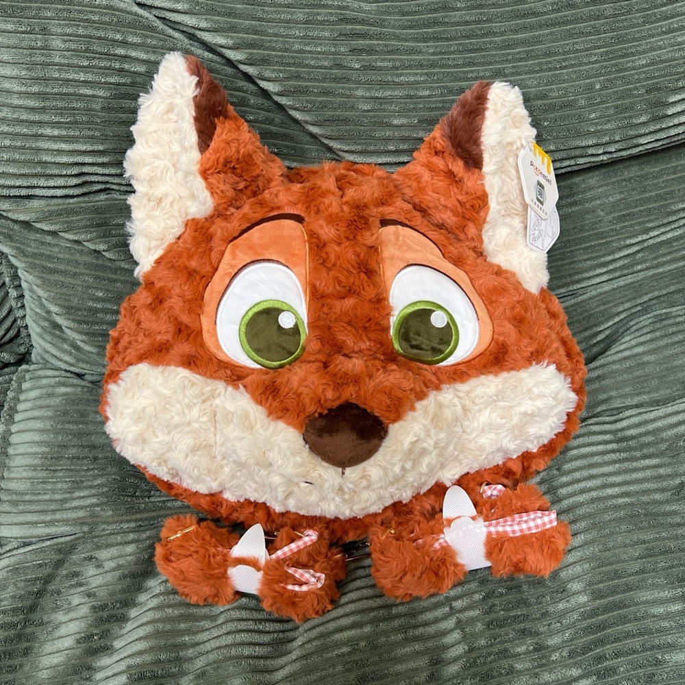 Backpack-Plush Fox Pillow Toy Backpack